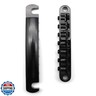 7 string guitar bridge Set, Tune-O-Matic Bridge and Stop Bar Tailpiece with Anchors and Studs for Epiphone Les Paul LP SG Style Electric Guitar (Black)