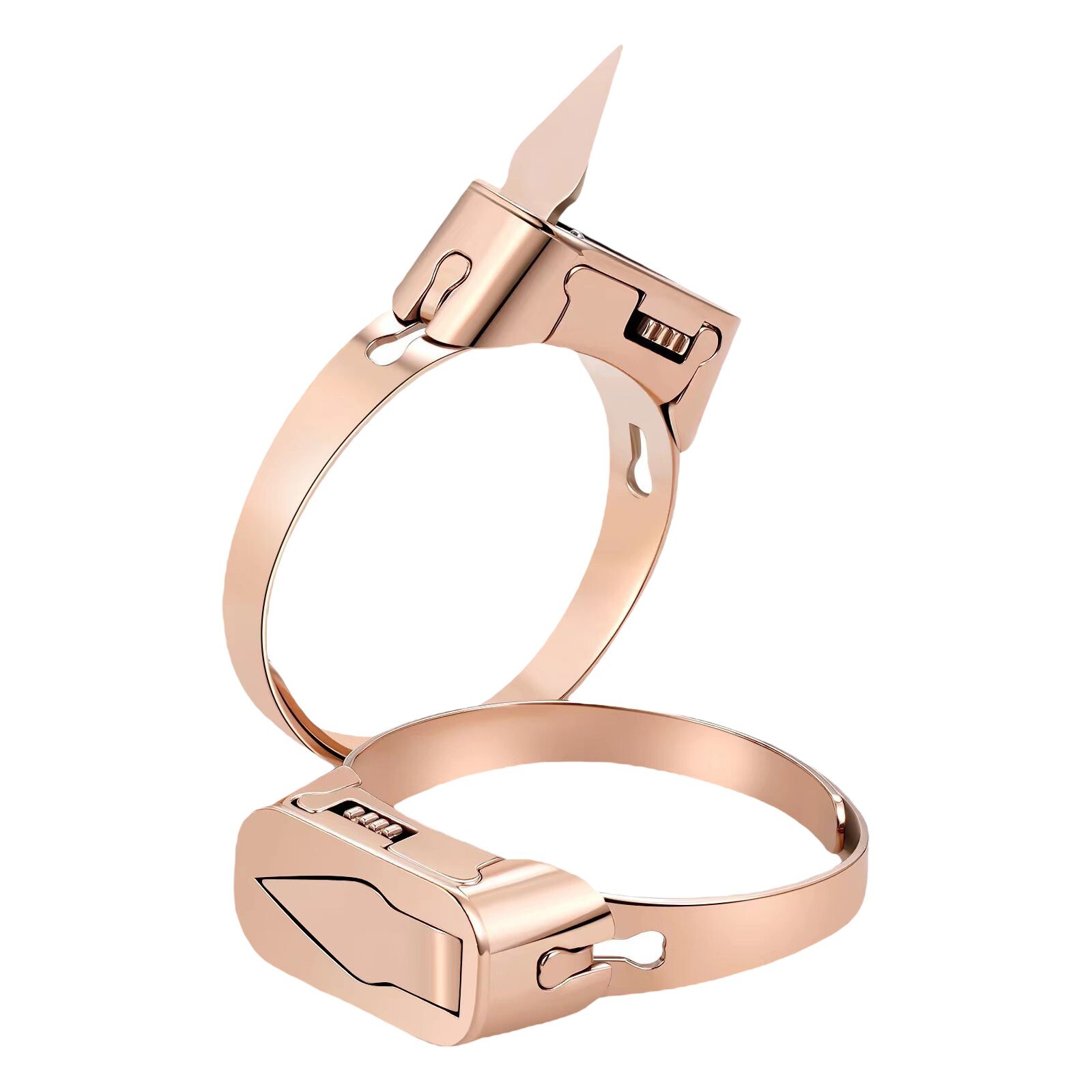 【Masa】UR-TACTICALD-RING Multifunction Defense Ring Hidden Adjustable Stainless Steel