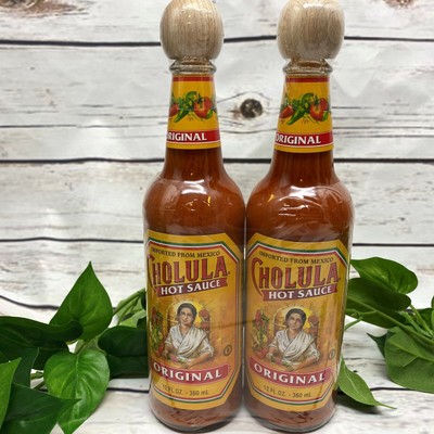 2 Bottles Cholula Hot Sauce Original Flavor Mexican Spicy Red Fire Pepper Salsa 