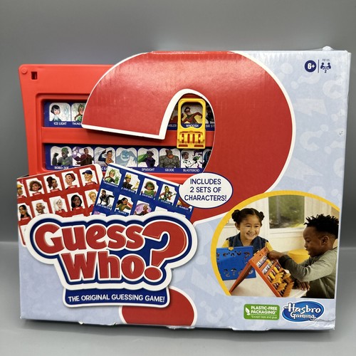 Guess Who Superhero Game by Hasbro 2-Sided Characters 2022