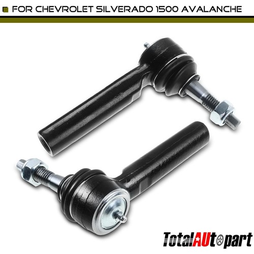 Tie Rod 4 PC Inner/Outer End Kit FITS Escalade, Avalanche Silverado Sierra Suburban Yukon XL 1500, Silverado Suburban Sierra Yukon XL 2500, Tahoe, ES3488 ES3493 In Tie Rod End Kit - Foto 5