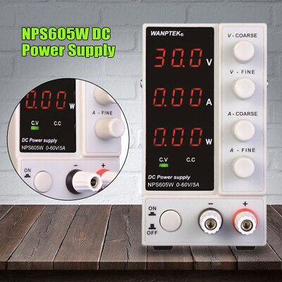 DC Power Supply Variable,NPS605W 5A 60V Bench Power Supply Adjustable 300W USA