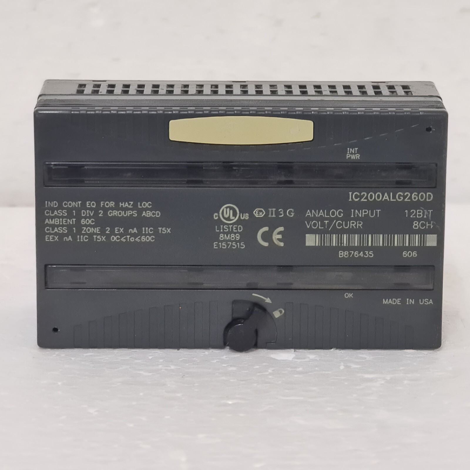 GE Fanuc IC200ALG260D Versamax Analog Input 12 Bit Volt