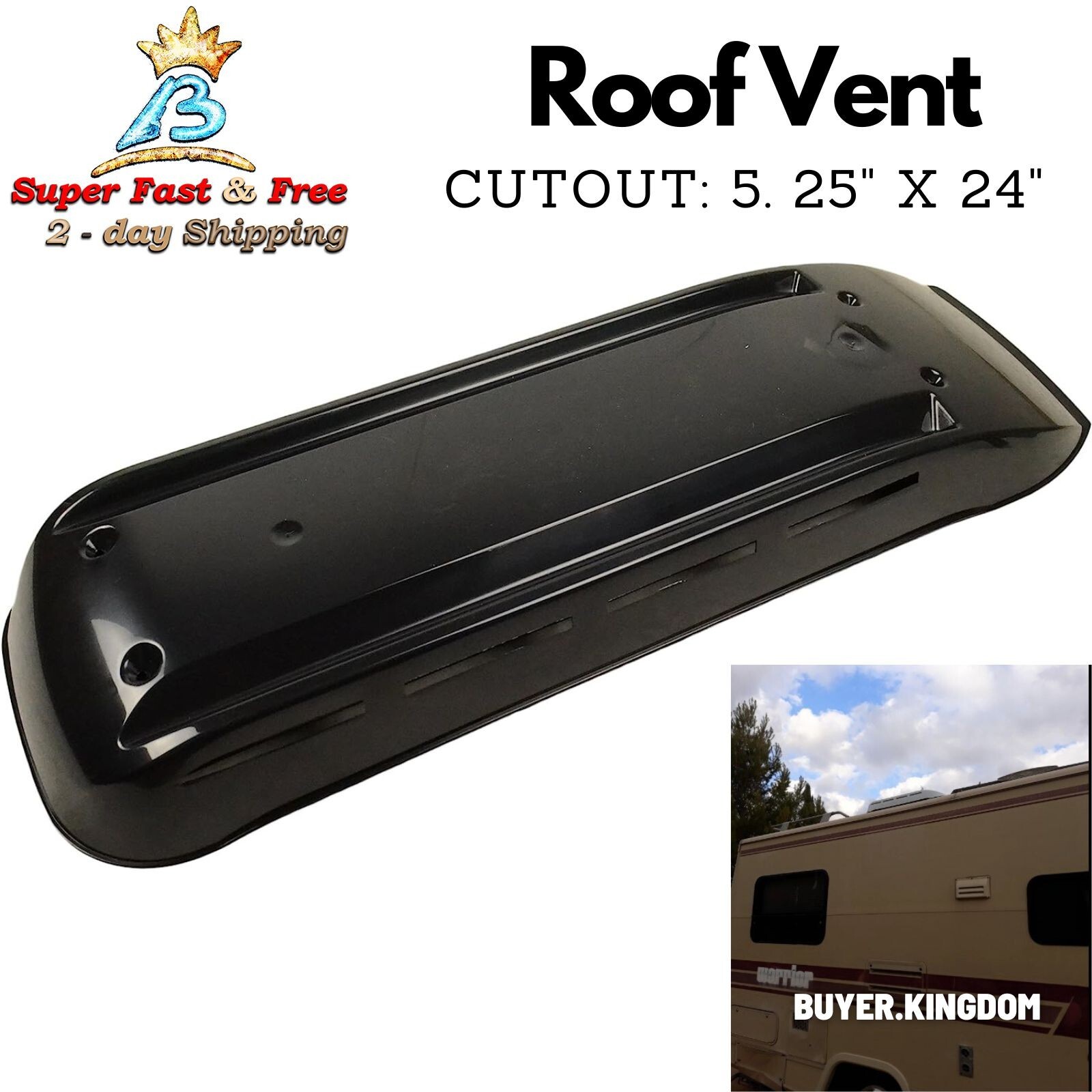 RV Refrigerator Roof Vent Camper Trailer Cover Air