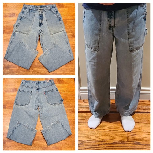 Vintage Levi's Dry Goods Baggy Carpenter Jeans 90's Light