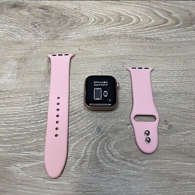 Apple Watch SE (1st Generation) 40mm Gold Aluminum Case Pink Band (GPS+CELLULAR)