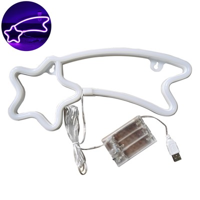 Neon Light Decorative High Brightness Led Meteor Neon Sign Ornaments Lamp Gift