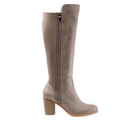 

Softwalk Katia S1854-117 Женские коричневые узкие кожаные сапоги до колена на молнии, Коричневый, Softwalk Katia