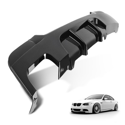 Rear Diffuser Gloss Black For BMW 3 Series E92 E93 M Sport 2006 2007-2013 2014