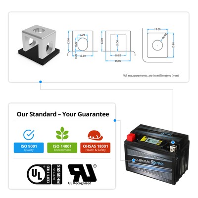 YTX9-BS High Performance - Maintenance Free - Sealed iGel Motorcycle Battery