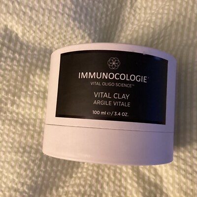 NIB IMMUNOCOLOGIE Vital Mineral Clay Mask 3.4 oz 100ml NWB/Sealed