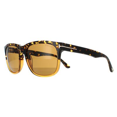 Pre-owned Tom Ford Sunglasses Stephenson Ft0775 56e Havana Brown