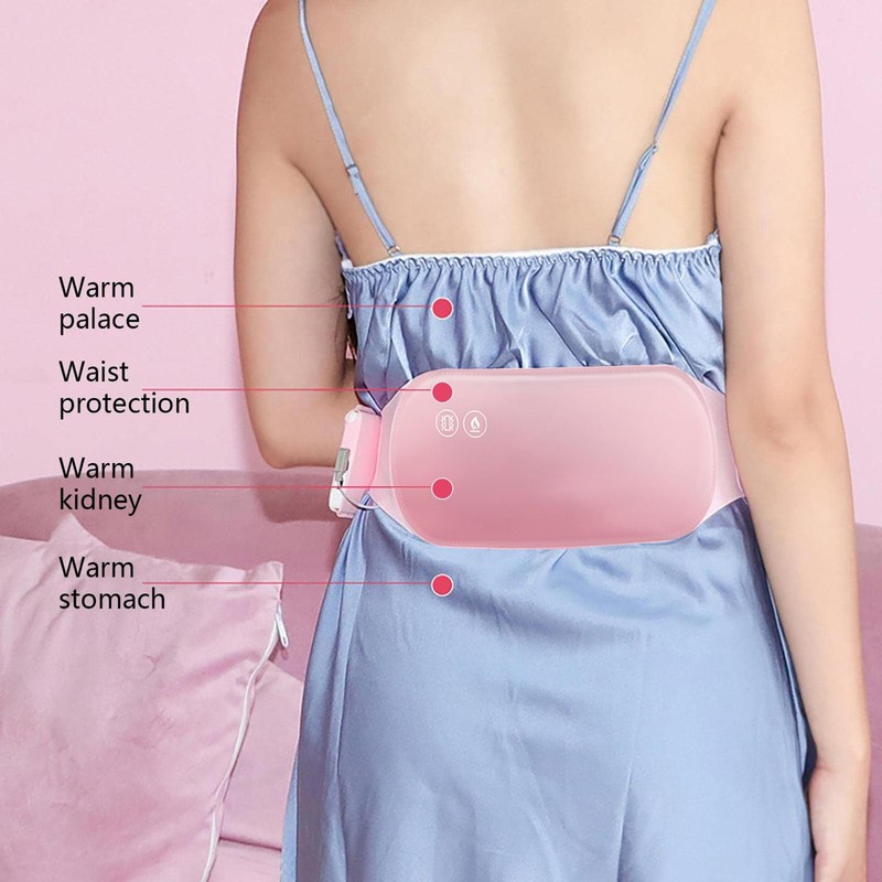 Menstrual Heating Pad Portable Cordless Heating Pad Belly Warmer Adjustable Wrap