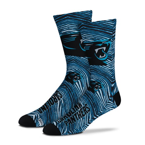 Zubaz By For Bare Feet NFL Взрослые унисекс носки Carolina Panthers Zubified классические носки