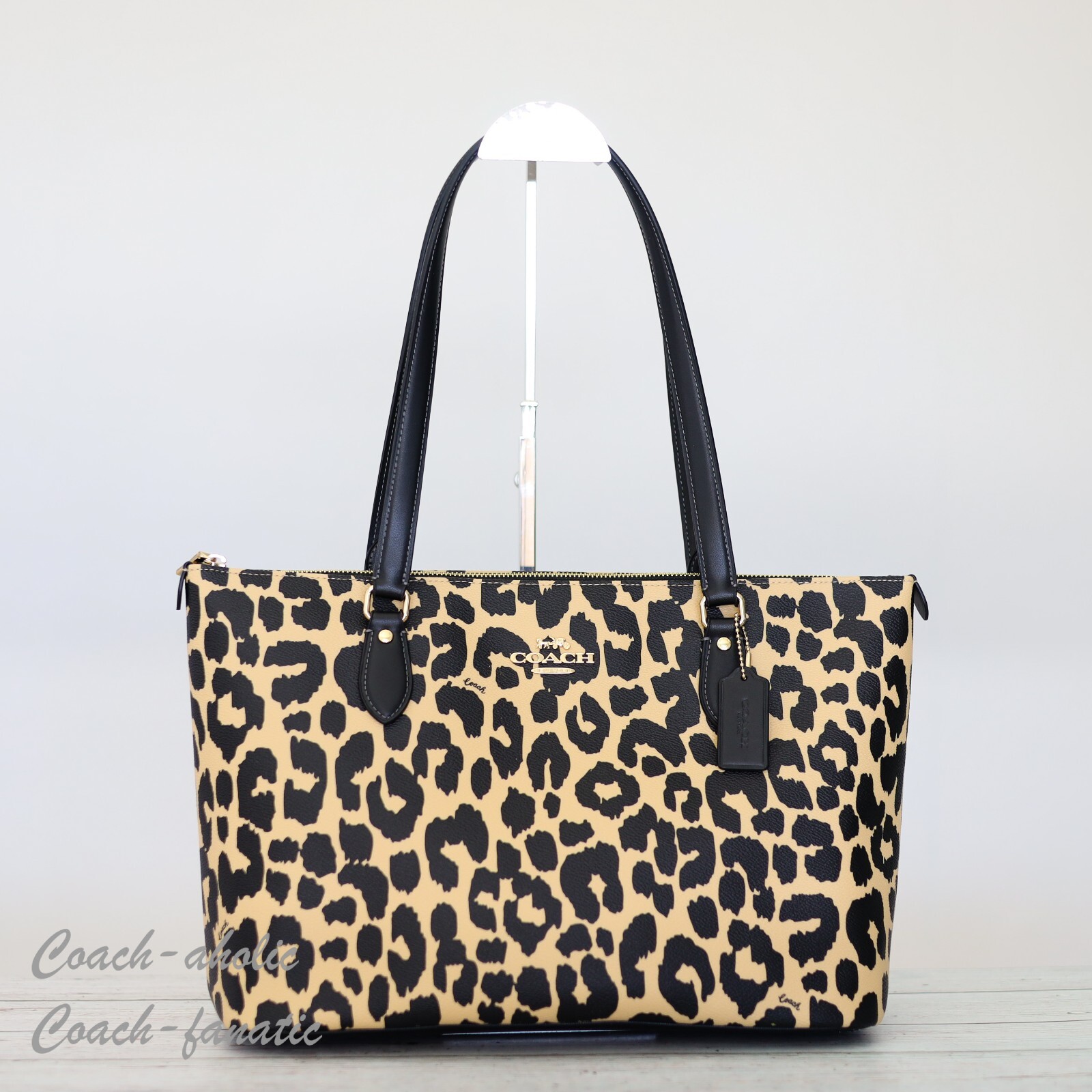 【希少】COACH Python Leather Handbag Leopard Here are the leopard bags #coachny #coachretailemployee #fyp