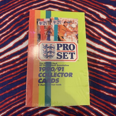 Free Shipping Pro Set 1990-91 Football Association Soccer Cards Factory Sealed