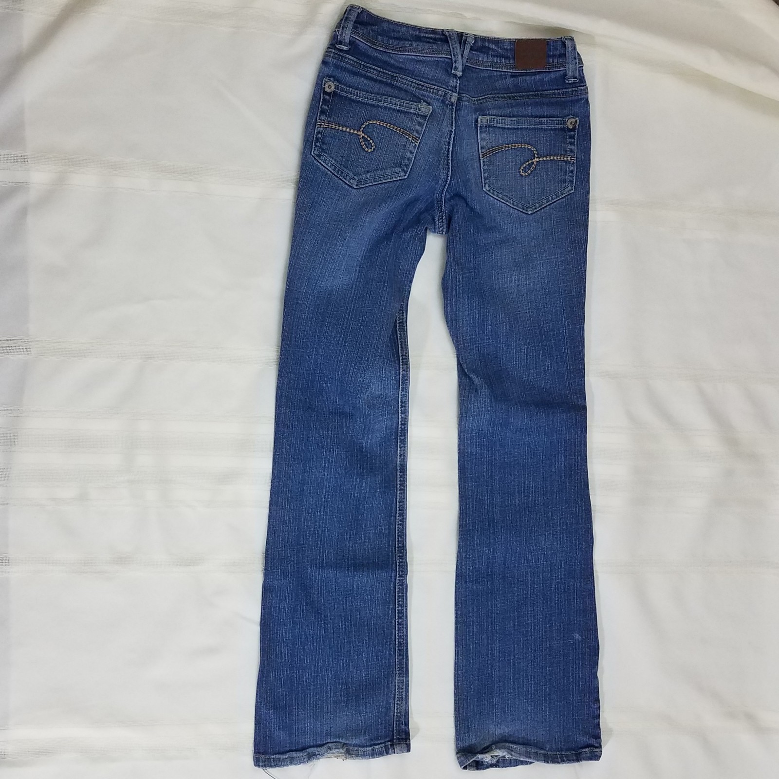 Justice Girl's Jeans Size 12 Slim Distressed Bootcut