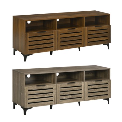 For Tvs Up To 65" With Drawer And Shelves