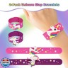 QearFun Unicorn Bluetooth Headphones for Girls - with Microphone and 3.5mm Jack, Adjustable Headband for Kids Teens Toddlers, School iPad Tablet PC Smartphones Compatible (Pink)