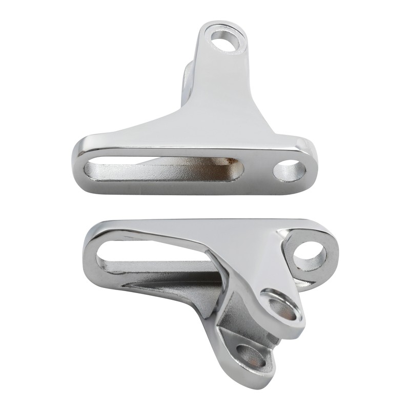 Chrome Passenger Foot Peg Mini Mount Fit For Harley Touring Road Glide 1993-2024