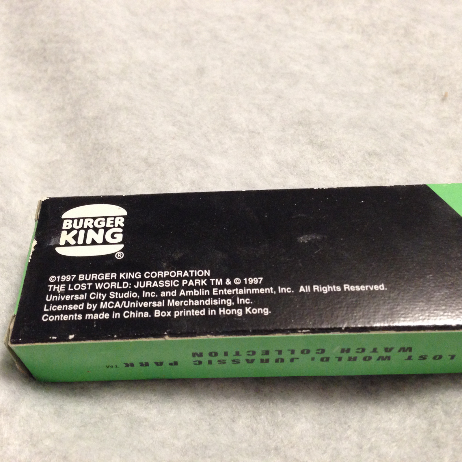 Jurassic Park The Lost World 1997 Dino Eye Burger King Watch Collectible NIB