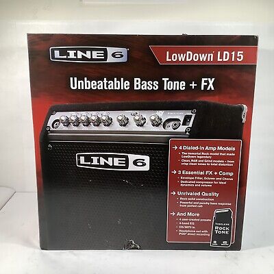 Line 6 Lowdown 15w LD15 Bass Amp 8 Inch Speaker 1X8 Bass Combo ...