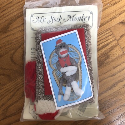 Mr. Sock Monkey Craft Kit 4707 Historical Folk Toys 2004 -