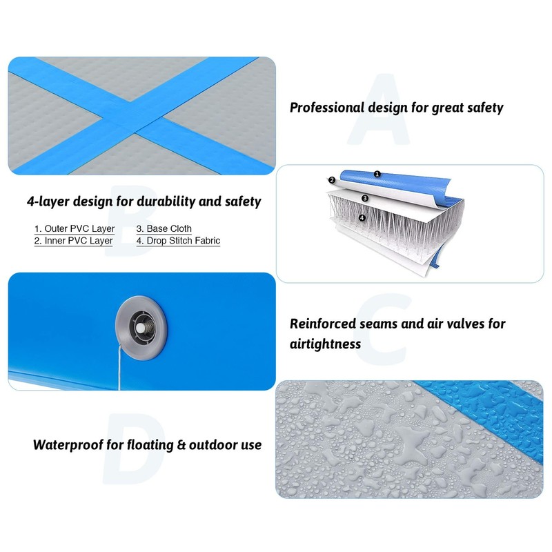 600x200cm Air Track Inflatable Tumbling Mat AirTrack   eBay