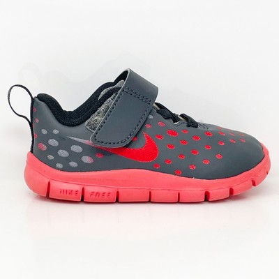 Nike Boys Free Express 641865-002 Серые кроссовки для бега, размер 5C