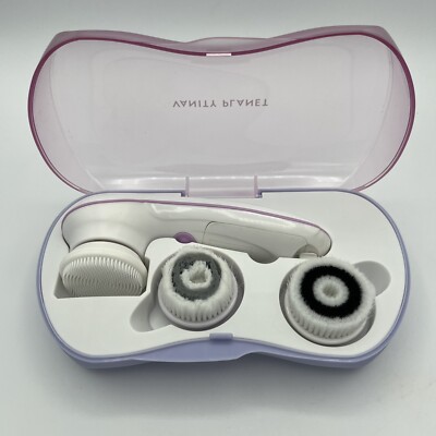 Vanity Planet Ultimate Skin Spa Cordless Facial Cleansing Brush Set New Open Box