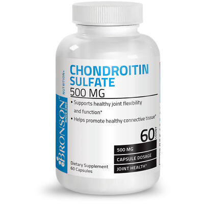 Bronson Chondroitin Sulfate поддержка суставов, 60 капсул