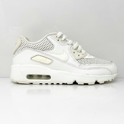 Nike Boys Air Max 90 SE LTR 859560-100 Белая повседневная обувь Кроссовки Размер 5,5 лет