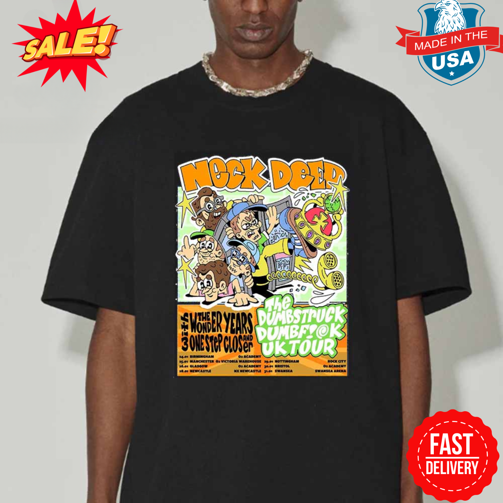 NECK DEEP Tシャツ 2025 $_57.PNG?set_id=8800005007