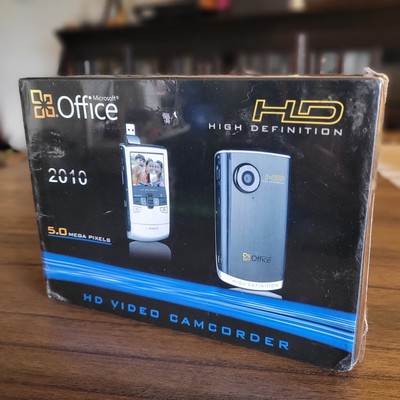 NEW Microsoft Office 2010 HD Video Camcorder Unopend Box 