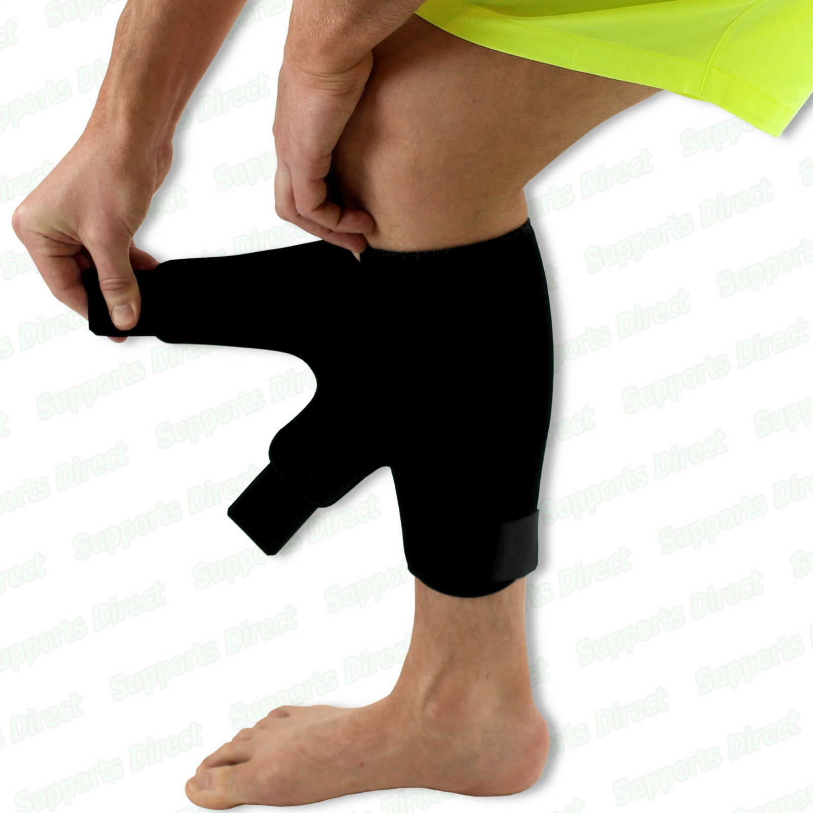Adjustable Compression Neoprene Calf Support Sleeve Shin Splints Muscle