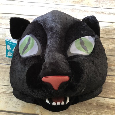 Maskimals Black Panther Big Cat FULL Head Mask Halloween Costume CosPlay