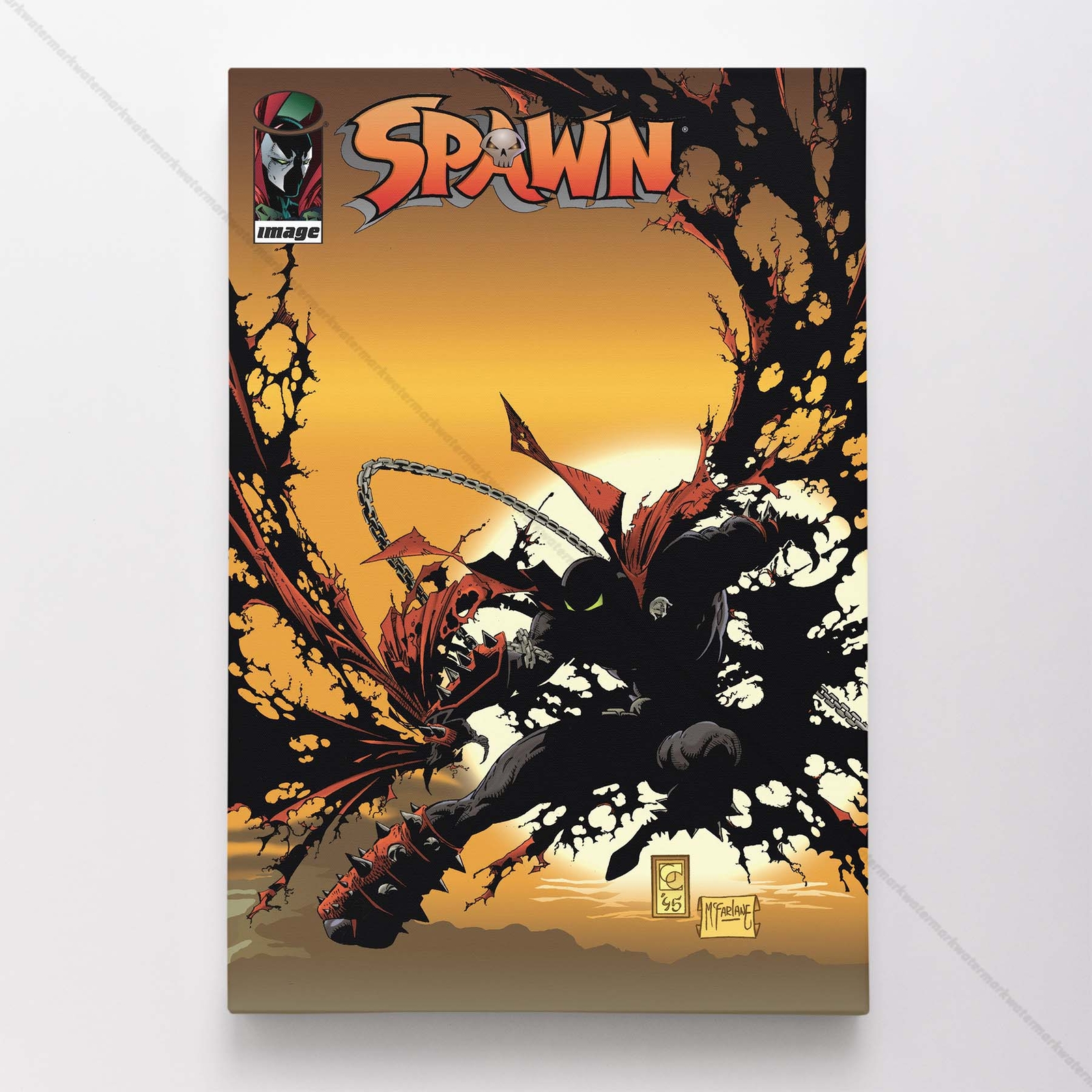 Spawn 32 Poster Canvas Comic Book Cover Art Print #A