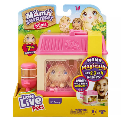 * MOOSE * ' LITTLE LIVE PETS - MAMA SURPRISE ' LIL' BUNNY ' BRAND NEW