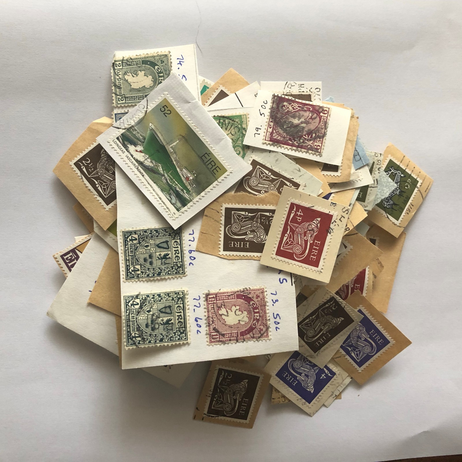 Ireland Eire Used Stamps Lot (50+ pcs)