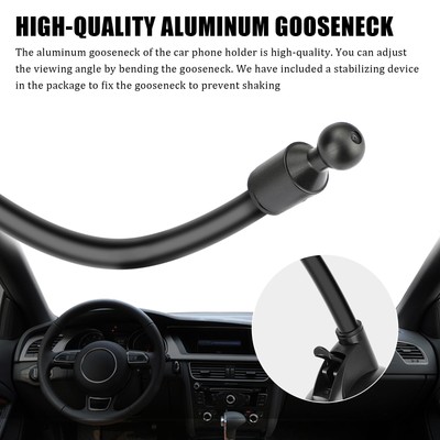 360° Car Windshield Mount Cradle Holder Stand For iPhone Mobile Cell Phone GPS
