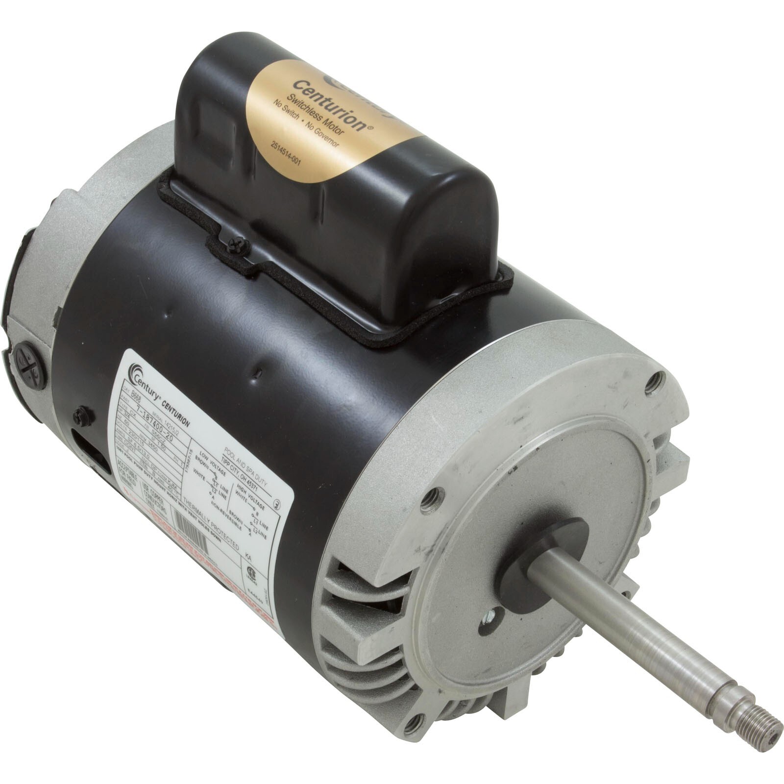 Century 7-187400-20 Motor 0.75HP 115v/230v 1-Spd 56-Frame