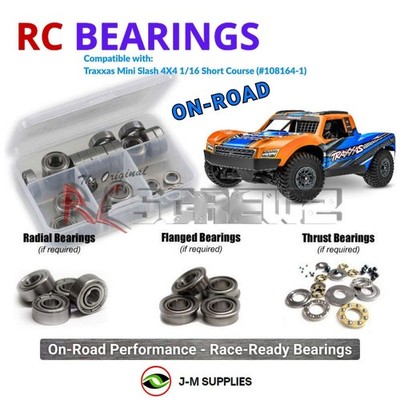 RCScrewZ Metal Shielded Bearings tra152b for Traxxas Mini Slash (108164-1) | SET