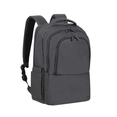 RIVACASE 8435 Black Coated ECO Laptop Backpack 15.6 Inches, Black, 15,6'', Eco