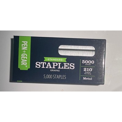 Penn t Gear Standard Staples 5000 ct. plus 1 more Office Stapler materials 