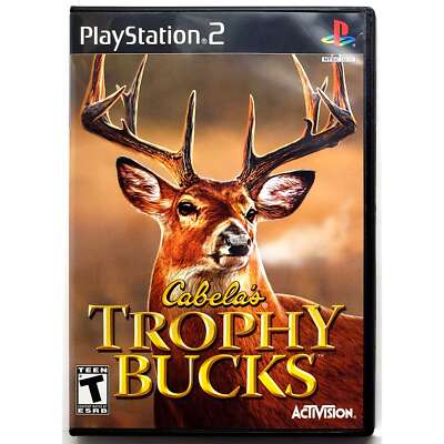 Cabela's Trophy Bucks - Sony Playstation 2 Pristine 180 Day Guarantee PS2
