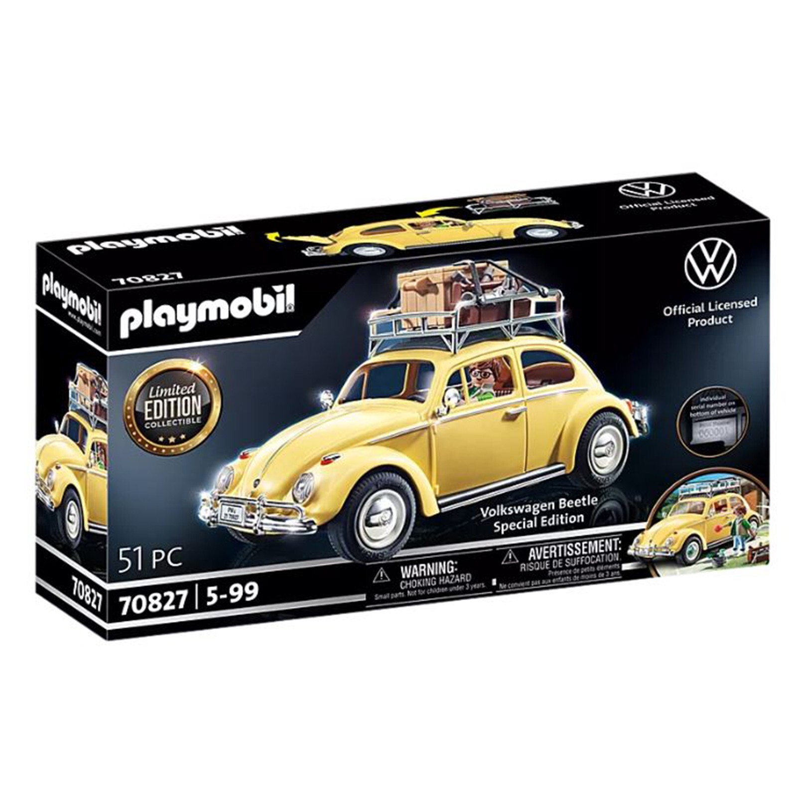 Конструктор Volkswagen Beetle из ограниченной серии Playmobil 70827 НОВЫЙ