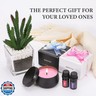 SAEUYVB Candle Making Kit for Adults with Hot Plate, DIY Starter Soy Candle Making Supplies/Kit - Perfect as Home Decorations（Black）