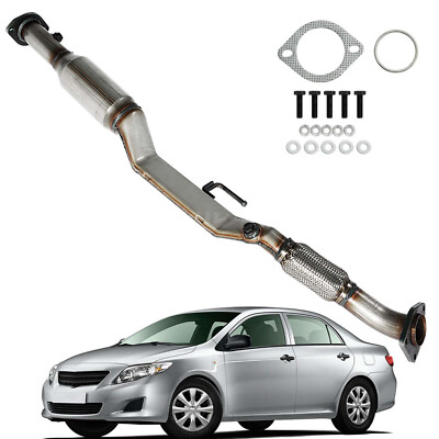 Fit 2007-2016 Nissan Altima 2.5L Exhaust Flex Pipe Catalytic Converter Stainless