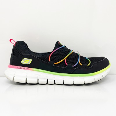 

Skechers Womens Memory Foam Fashion 11793 Черная повседневная обувь Кроссовки Размер 7, Черный, Memory Foam Fashion