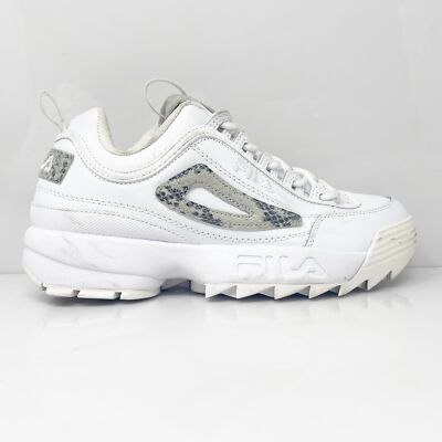 

Fila Womens Disruptor 2 Snake 5XM01137-101 Белая Повседневная Обувь Кроссовки Размер 8.5, Белый, Disruptor 2 Snake